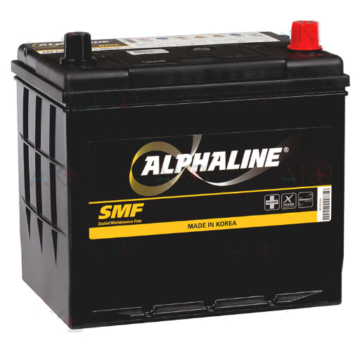 АВТОМОБИЛЬНЫЙ АККУМУЛЯТОР ALPHALINE STANDARD 75D23L 65R 580A 232X172X220