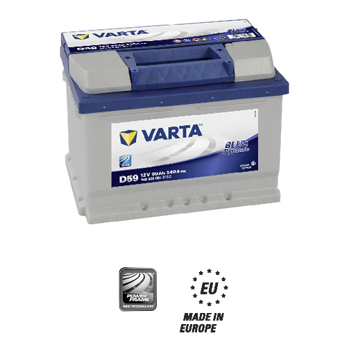 Аккумулятор автомобильный Varta D59 Blue Dynamic (низкий)