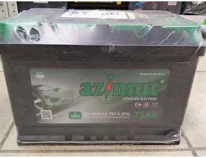 Аккумулятор автомобильный Azimut 75Ah оп R+