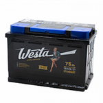 Аккумулятор автомобильный WESTA BLACK 75Ah 700A (п.п.)