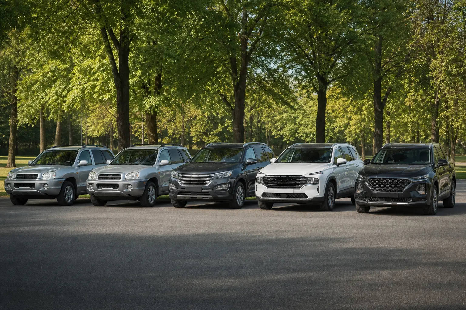 Поколения Hyundai Santa Fe